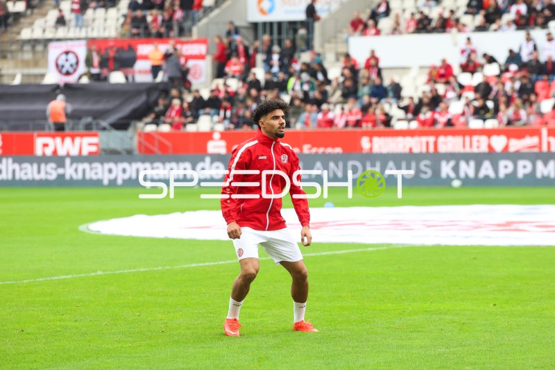 Aiman Dardari bei Rot-Weiss Essen vor dem Anpfiff