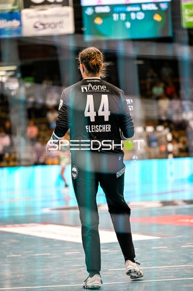 Janine Fleischer (#44; HC Leipzig) in der EWS Arena