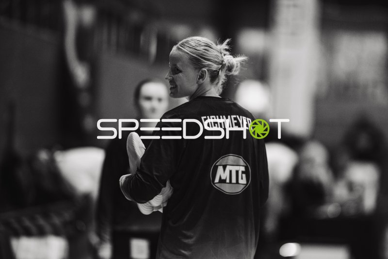 Emma Eichmeyer (#9; Saarlouis Royals) in der Coaching-Zone