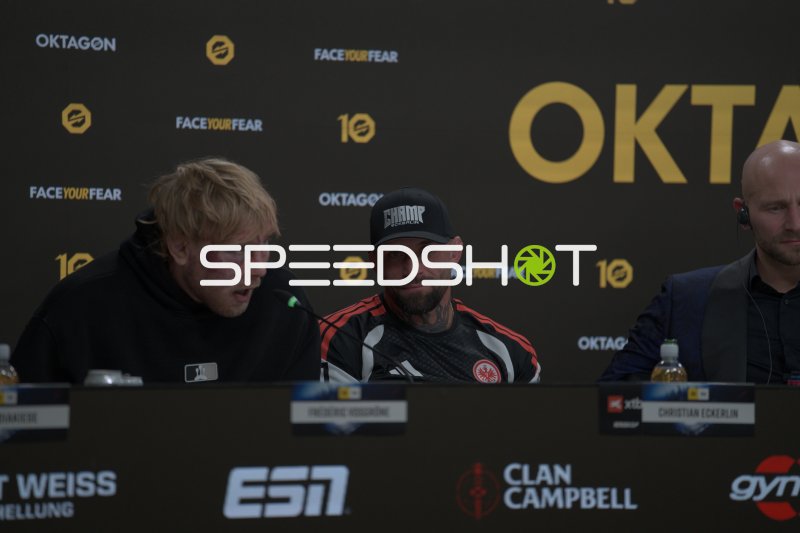 Pressekonferenz mit Christian Eckerlin in Frankfurt