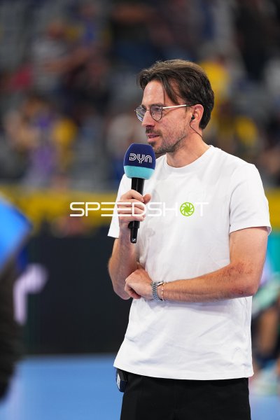 Patrick Groetzki bei Interview in der SAP Arena Mannheim