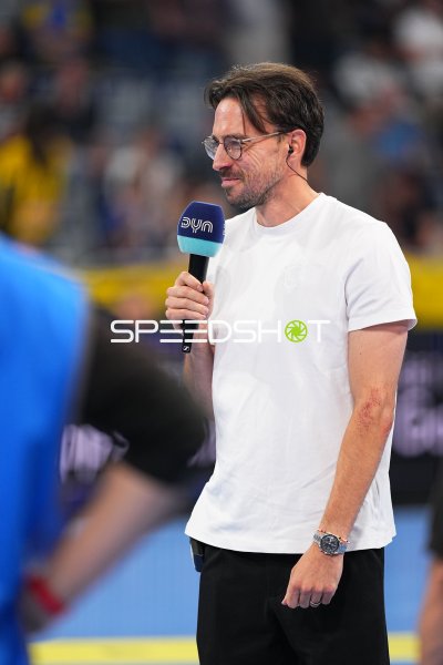 Patrick Groetzki bei Interview in der SAP Arena Mannheim