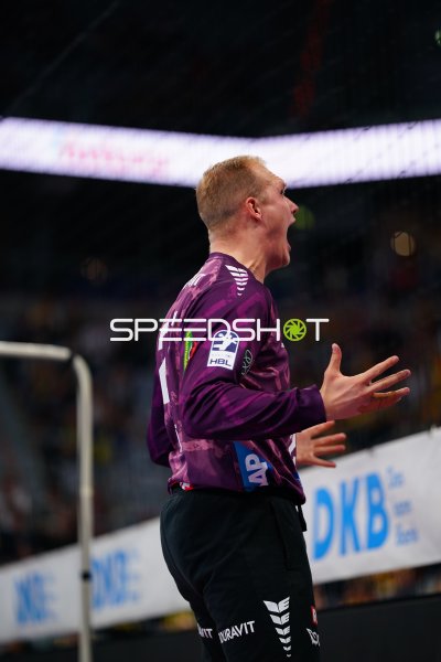 Torwart der Rhein Neckar Löwen in der SAP Arena Mannheim