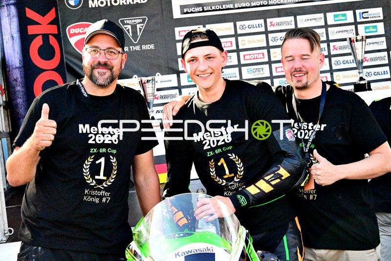 Meister 2026 ZX-6R Cup – Siegerehrung in Hockenheim