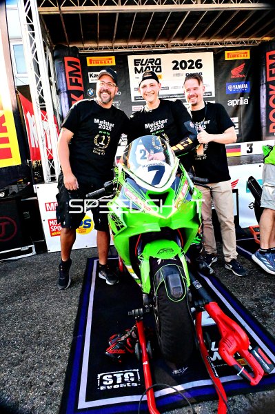 Kawasaki Ninja ZX-10R #7 – Siegerehrung Euro Moto 2026 in Hockenheim