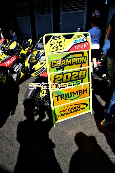Champion 2026 – Team Freudenberg mit Triumph-Motorrädern in Hockenheim