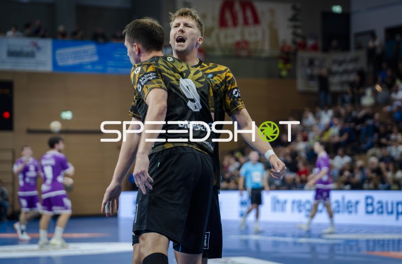 Ivar Stavast (#23; HC Elbflorenz) in emotionaler Spielsituation