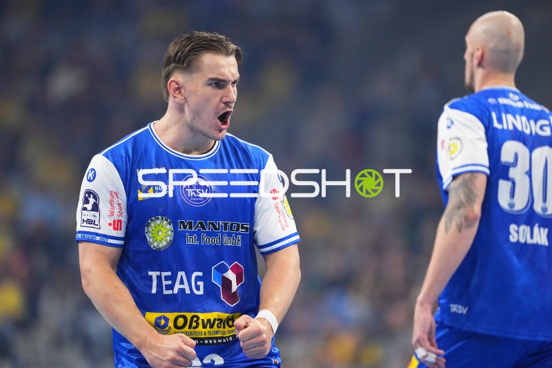 ThSV Eisenach Spieler in emotionaler Spielsituation