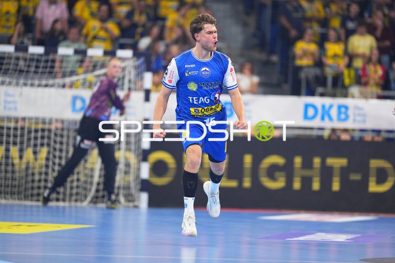 David Möré (#15; Rhein Neckar Löwen) im Spielaufbau