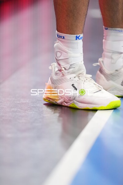 Handball-Ausrüstung Detail in der SAP Arena Mannheim