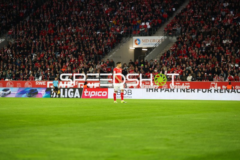 Rot-Weiss Essen Spieler im Stadion an der Hafenstraße