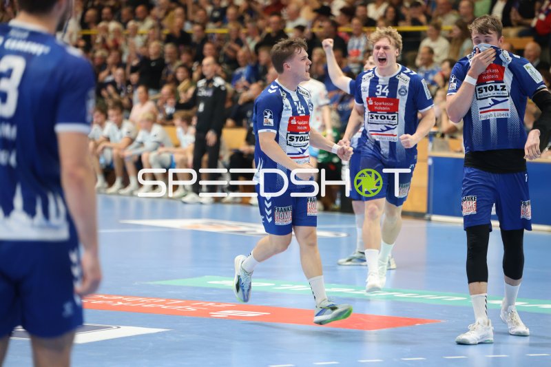 VfL Lübeck-Schwartau jubelt in der Hansehalle