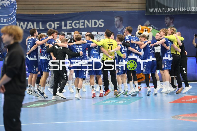 VfL Lübeck-Schwartau feiert Sieg in der Hansehalle