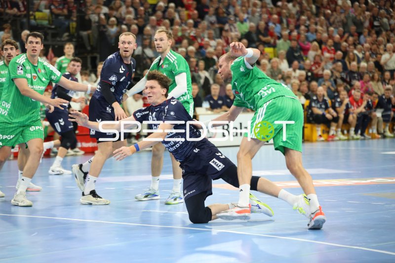 Füchse Berlin gegen SG Flensburg Handewitt in der GGW Arena