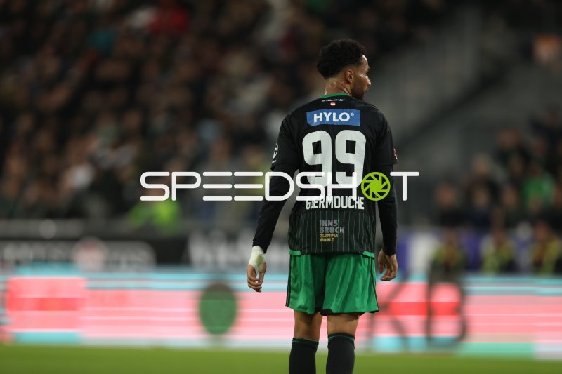 Yanis Guermouche (#99; FC Wacker Innsbruck) im Spieleinsatz