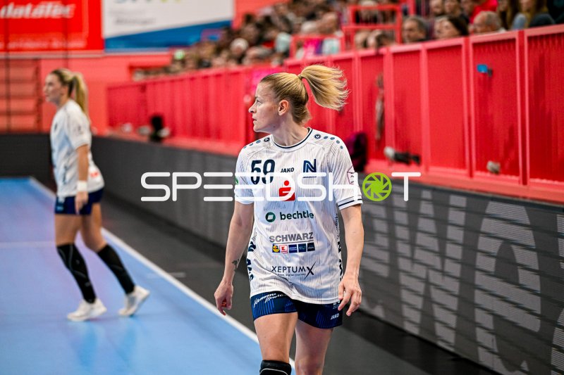 Spielerin der Sport-Union Neckarsulm (#59) in der Paul Horn-Arena