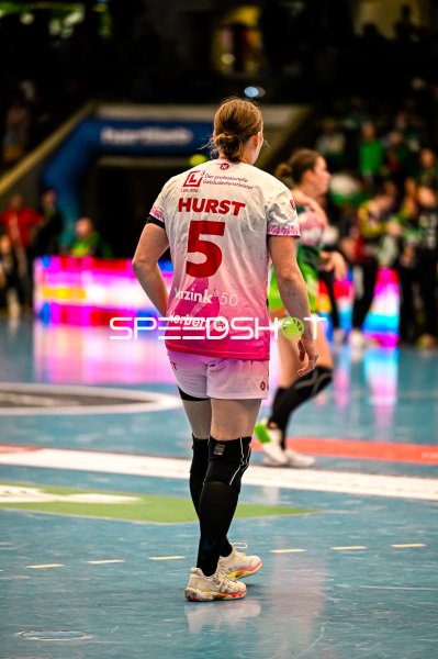 Spielerin #5 HURST von Bensheim/Auerbach in der EWS Arena Göppingen
