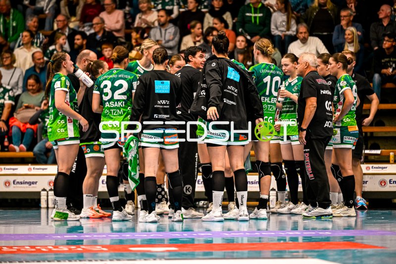 Frisch auf Göppingen in der Auszeit – Nico Kiener coacht die Mannschaft