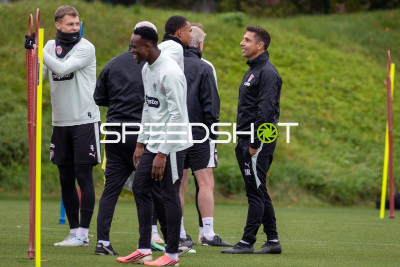 Marcel Rapp beim Training mit dem FC St. Pauli im Trainingszentrum Hamburg
