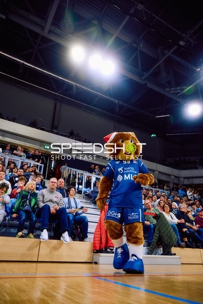 Maskottchen in der Arena