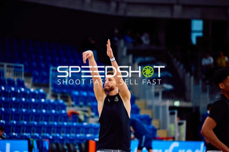 Ein Spieler beim Wurftraining