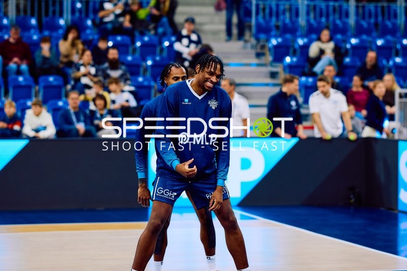 Spieler beim Aufwärmtraining