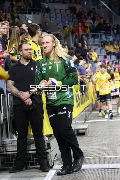 Einlaufen der Spieler