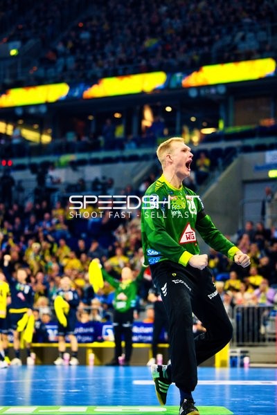 Jubel eines Spielers