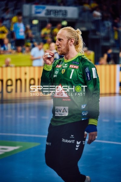 Spieler in einer Ruhepause