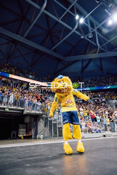 Maskottchen-Performance