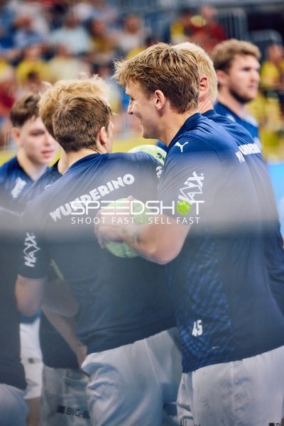 Teammeeting vor Spielbeginn