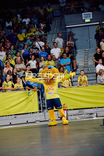 Maskottchen-Performance