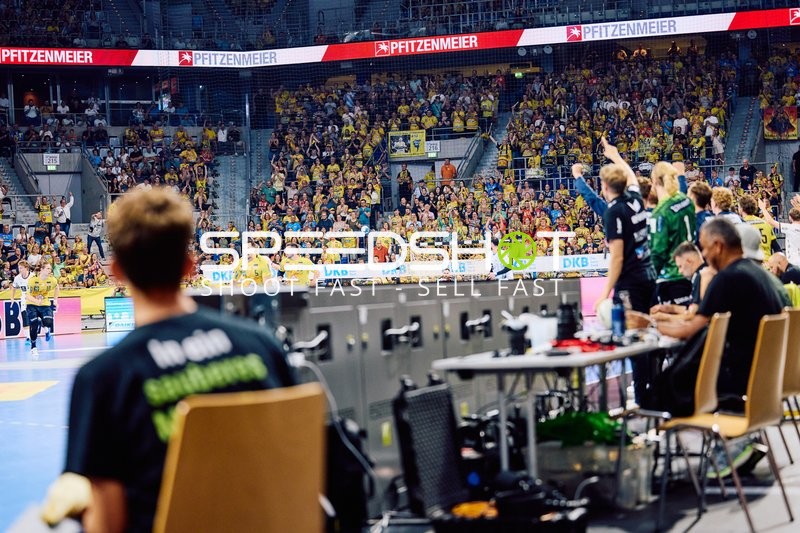 Fans im Stadion jubeln