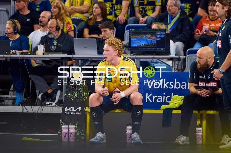 Spieler auf der Bank