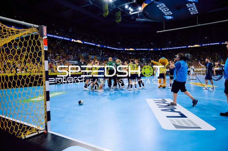 Feier nach dem Spiel