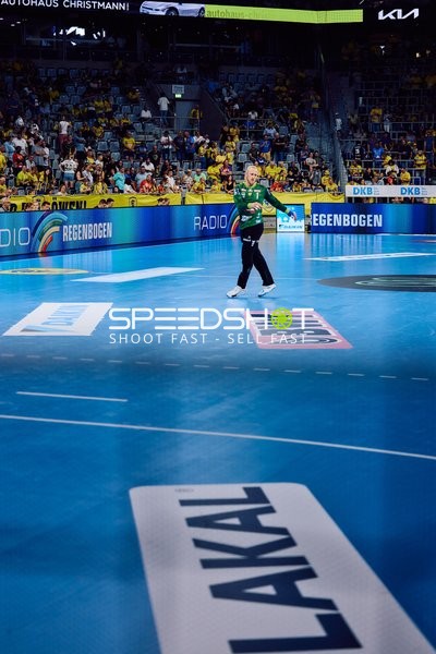 Ein Torwart auf dem Spielfeld