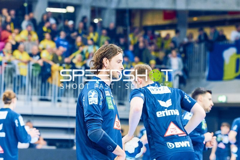 Teamaufstellung oder Aufwärmen vor dem Spiel