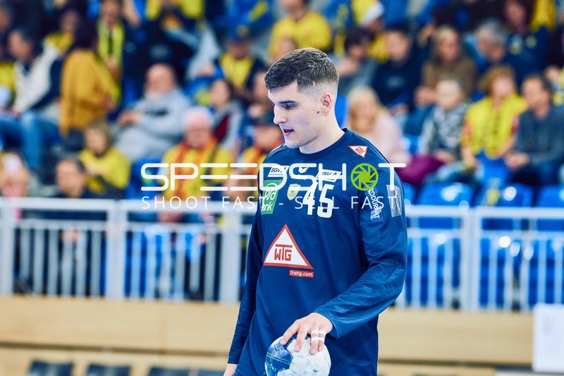 Spieler mit Ball in der Hand