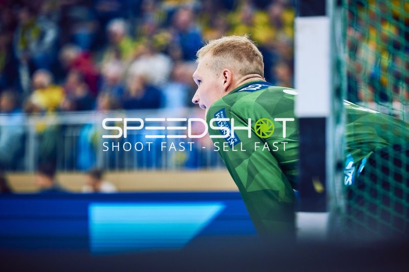 Torhüter in Erwartung einer Spielsituation