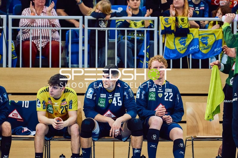 Spieler auf der Bank