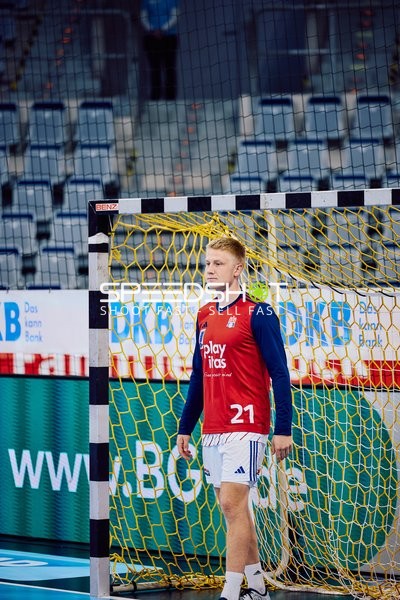 Torhüter in Erwartung einer Aktion