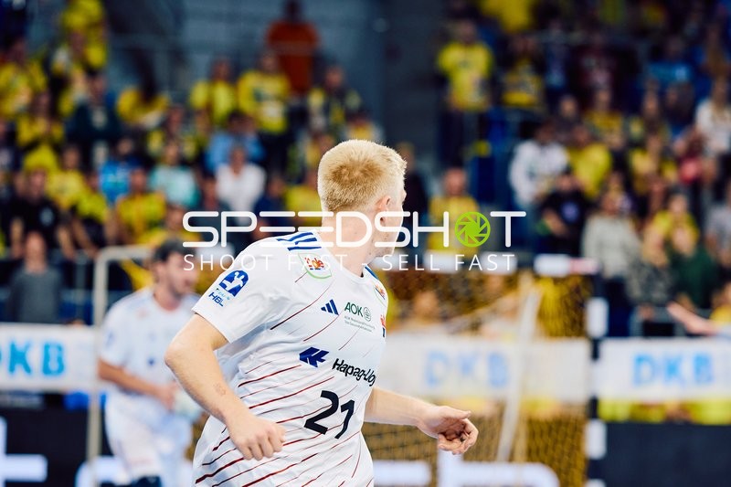 Ein Spieler von HSV Hamburg in Aktion während des Spiels.