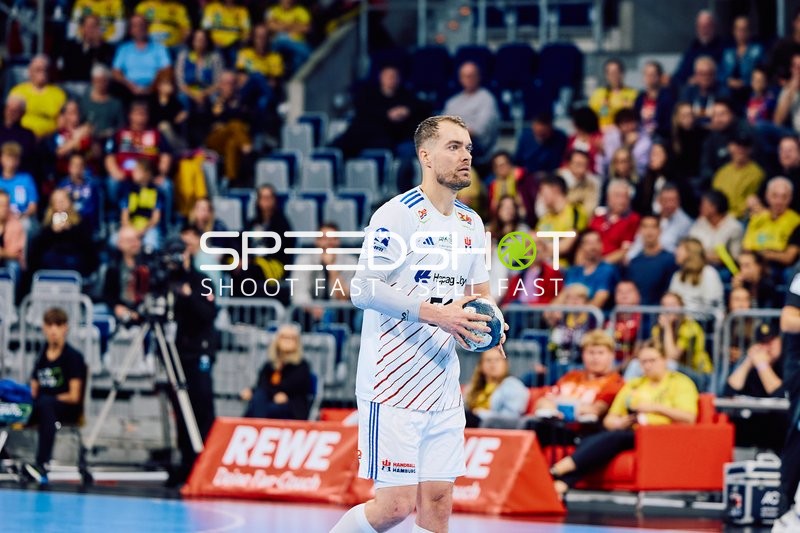 Spieler bereitet sich auf einen Wurf vor