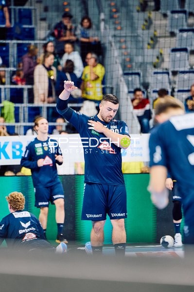 Aufwärmen vor dem Spiel