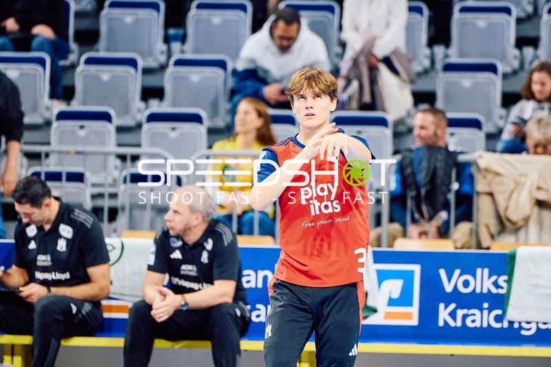 Spieler bereitet sich vor