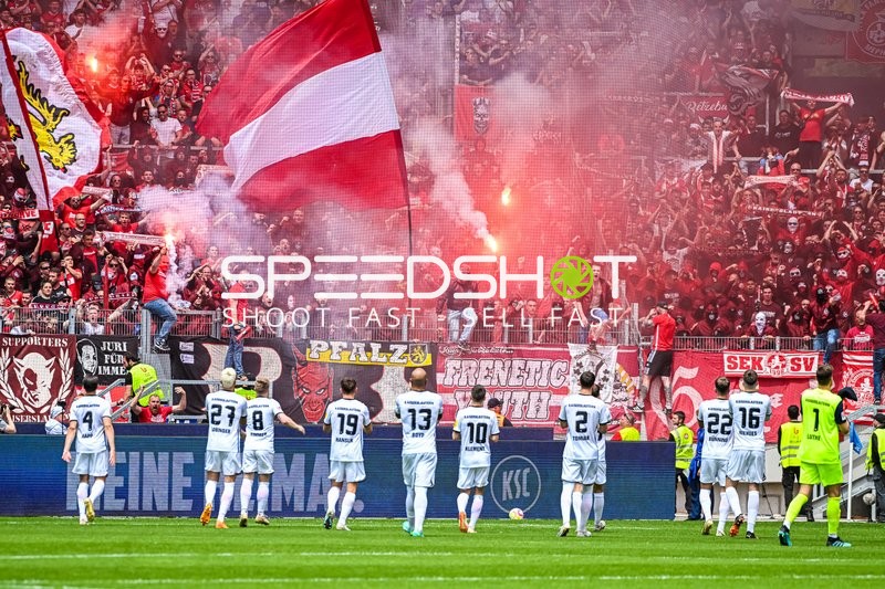 Fußball I Herren I Saison 2022-2023 I 2. Bundesliga I 33. Spieltag I Karlsruher SC - 1. FC Kaiserslautern I 21.05.2023