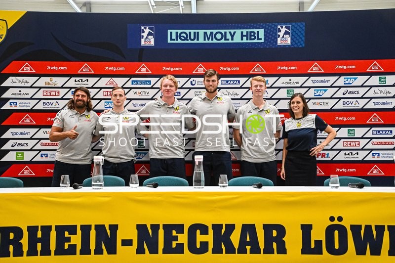 Pressekonferenz der Rhein-Neckar Löwen zur Saison 2023-2024