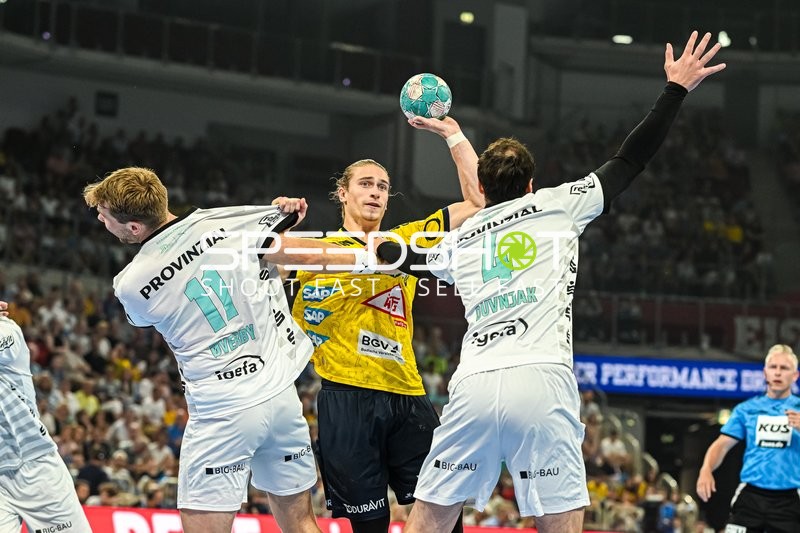 Handball I Herren I Saison 2023-2024 I Liqui Moly Handballbundesliga I Pixum Super Cup I Rhein-Neckar Löwen - THW Kiel I 23.08.2023