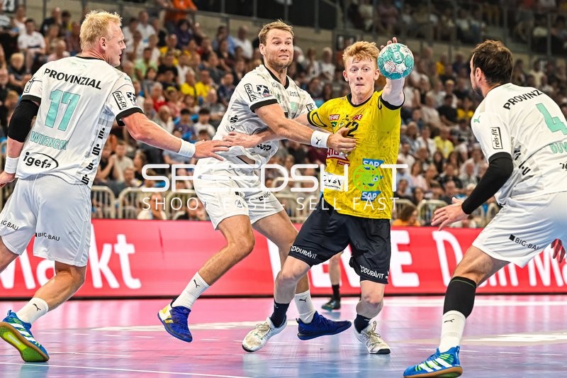 Handball I Herren I Saison 2023-2024 I Liqui Moly Handballbundesliga I Pixum Super Cup I Rhein-Neckar Löwen - THW Kiel I 23.08.2023