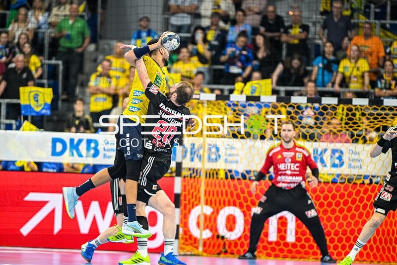 Handball I Herren I Saison 2023-2024 I Liqui Moly Handballbundesliga I 3. Spieltag I Rhein-Neckar Löwen - HC Erlangen I 18.09.2023